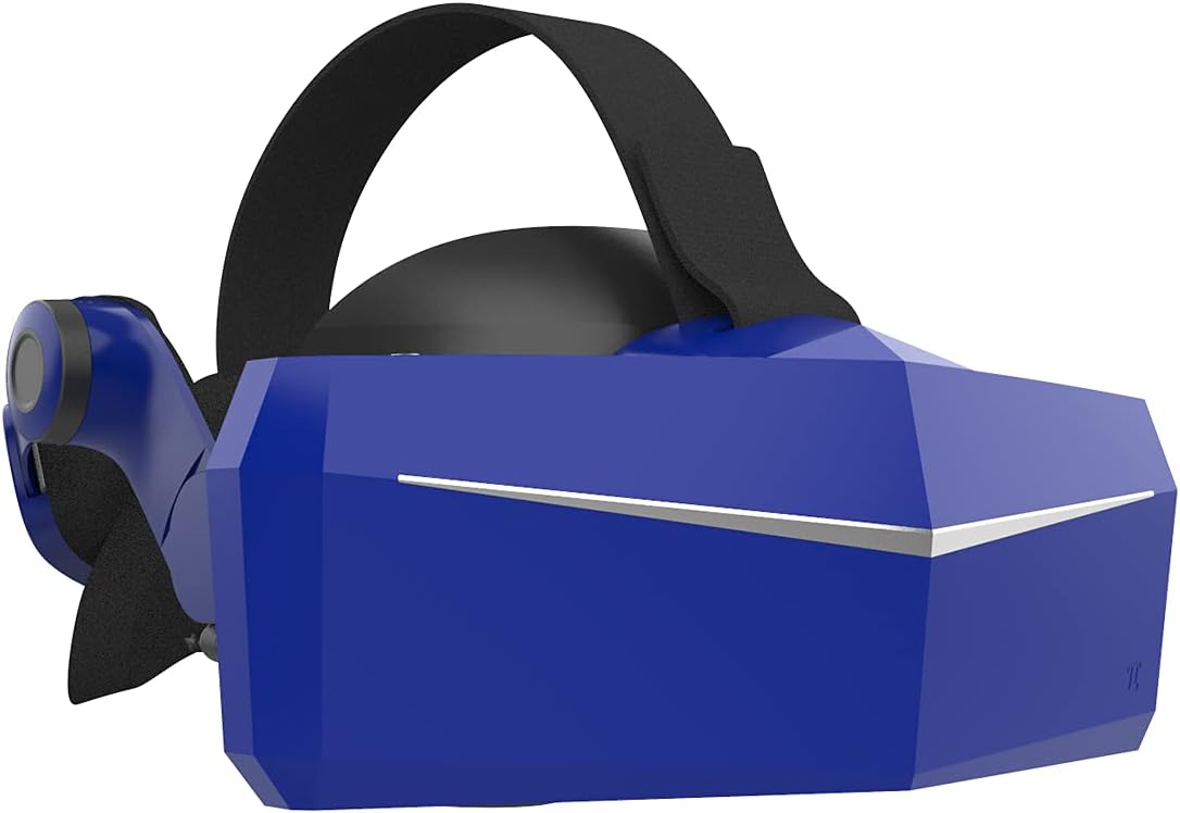 Pimax Vision 8K X PC VR Headset with Dual Native 4K CLPL Displays, 200-Degree FOV, RGB Pixel Matrix Panels, USB Power, and Modular Audio Strap