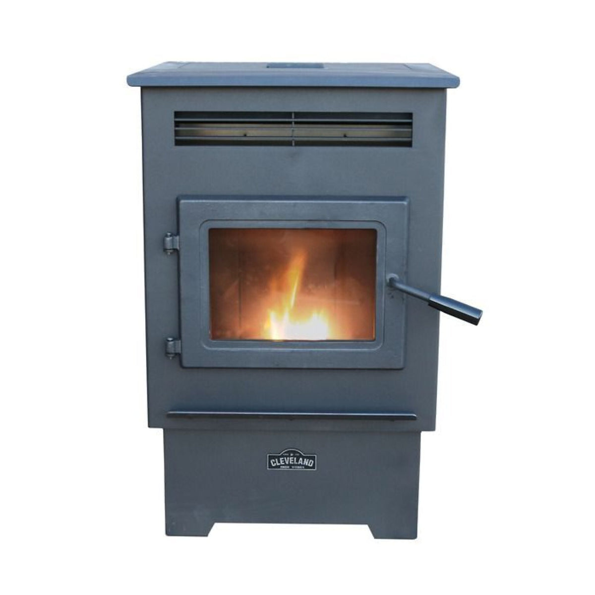 Cleveland Iron Works Multi-Fuel Pellet Stove with Smart Home Technology, 26,865 BTU Output and EPA Certification