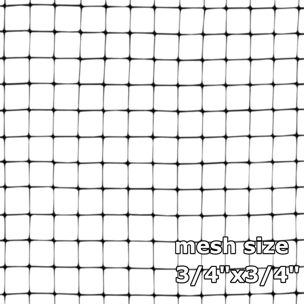 OldMacDonald Deer and Animal Barrier Netting, 7.5 x 100 (2.3m x 30m), 19 x 19mm Mesh, 55gr/sq m