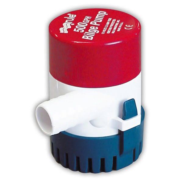 Rule 26D Bilge Pump, 500GPH, Designed for 24-Volt Systems