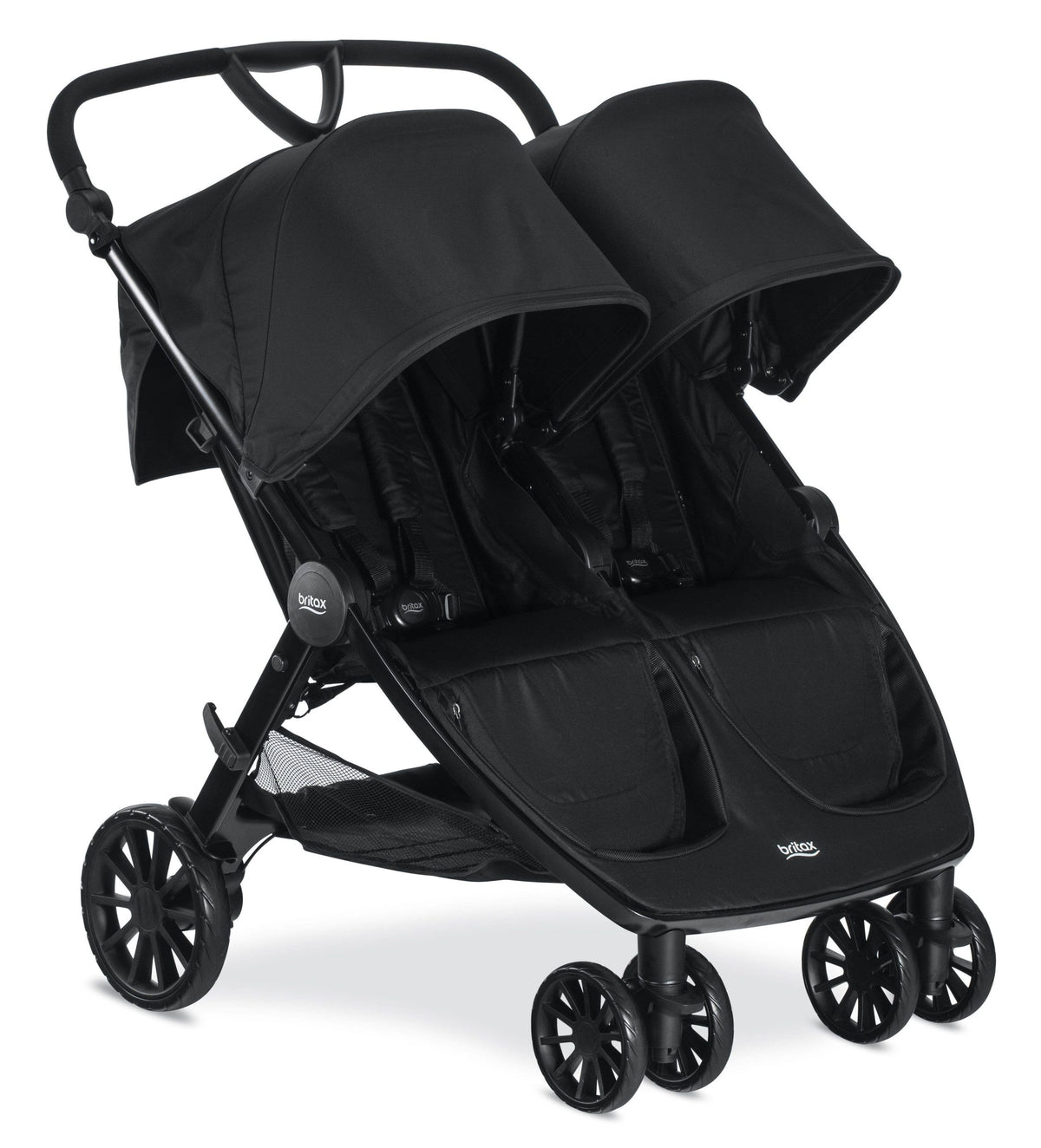 Britax B-Lively Double Stroller in Raven