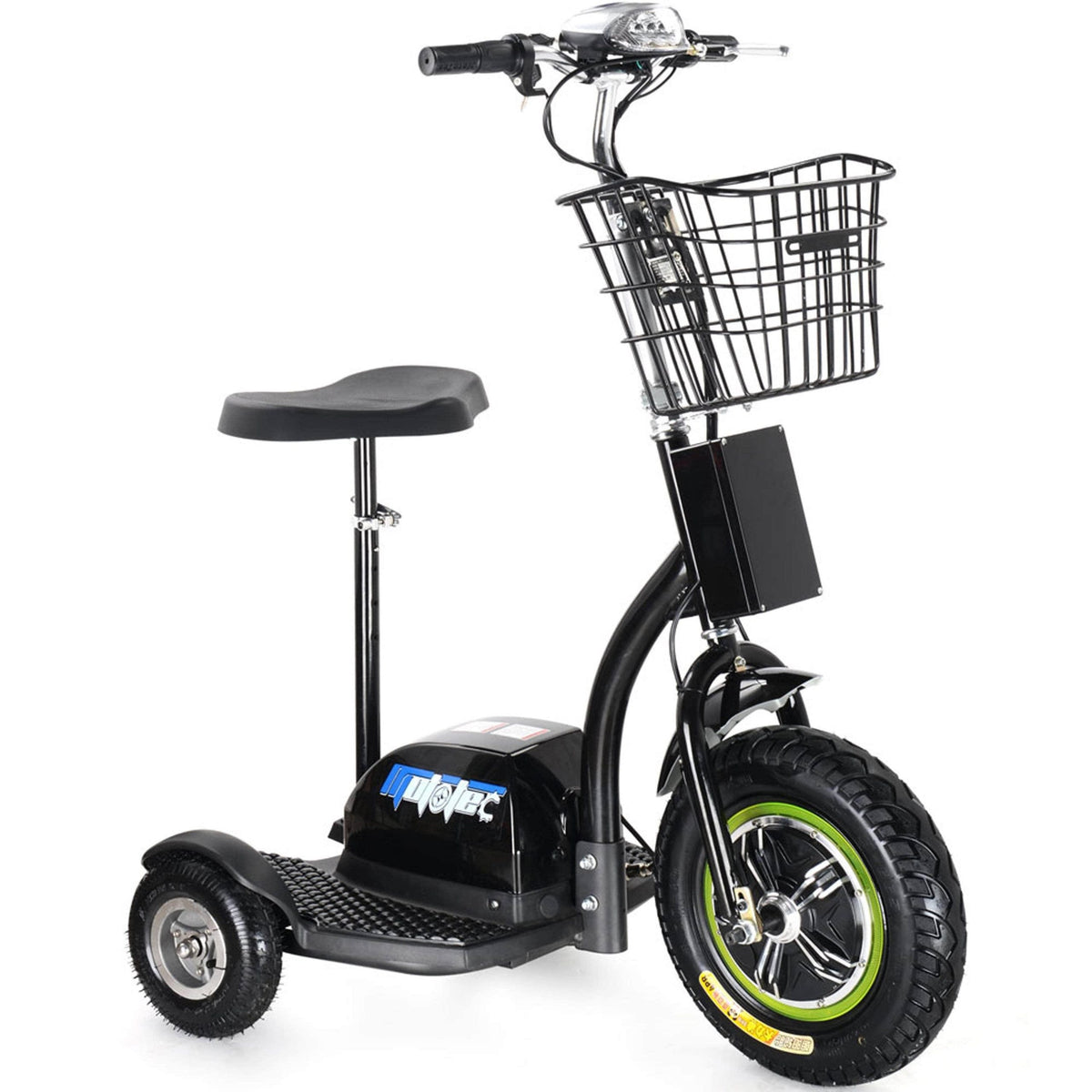 Mototec 500W Electric Trike Mobility Scooter with 48V System and 3-Wheel Design
