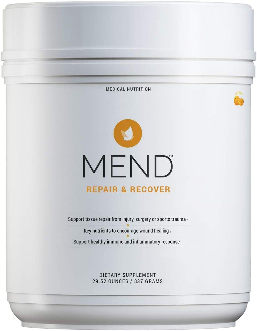 MEND Repair & Recover Citrus Protein Powder for Joint, Immune, Wound and Bone Fracture Support, Non-GMO, 30 Servings