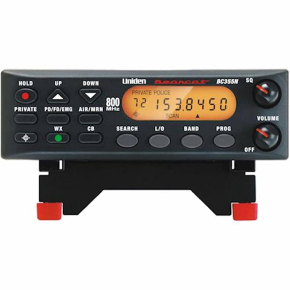 Uniden BC355N Base/Mobile Scanner with 800 MHz Reception and 300 Channels