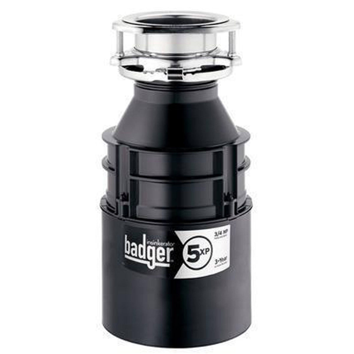 InSinkErator Badger 5XP Garbage Disposal with Cord, 3/4 HP