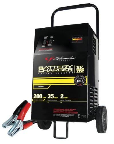 Schumacher SE-2352 Manual Battery Charger with 2/35/200 Amp Charging Settings