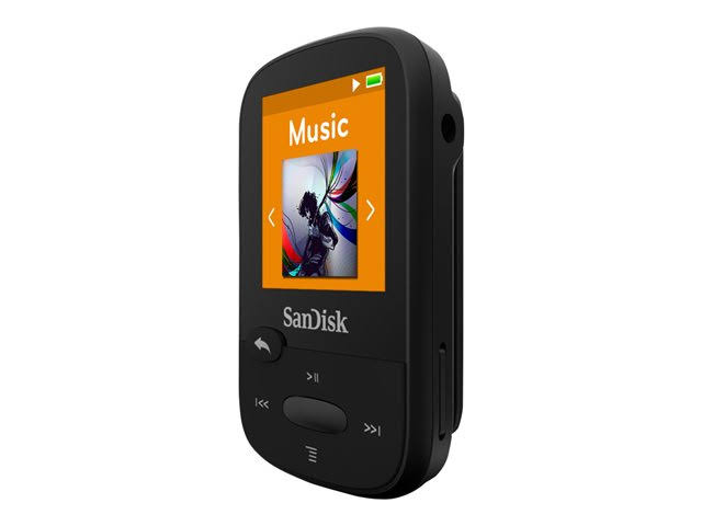 SanDisk Sansa Clip+ MP3 Player with 8 GB Storage, Sleek Black