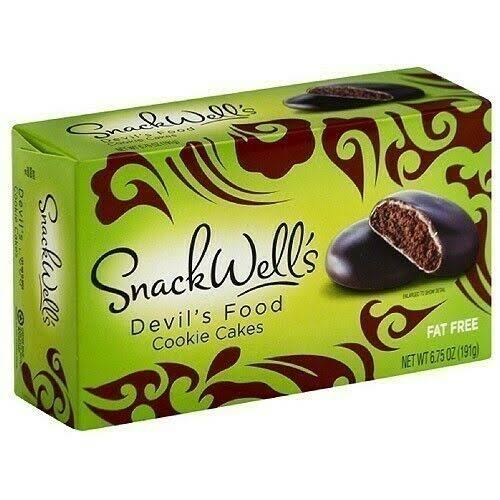 SnackWell’s Devil’s Food Cookie Cakes, 6.75 oz, Pack of 12