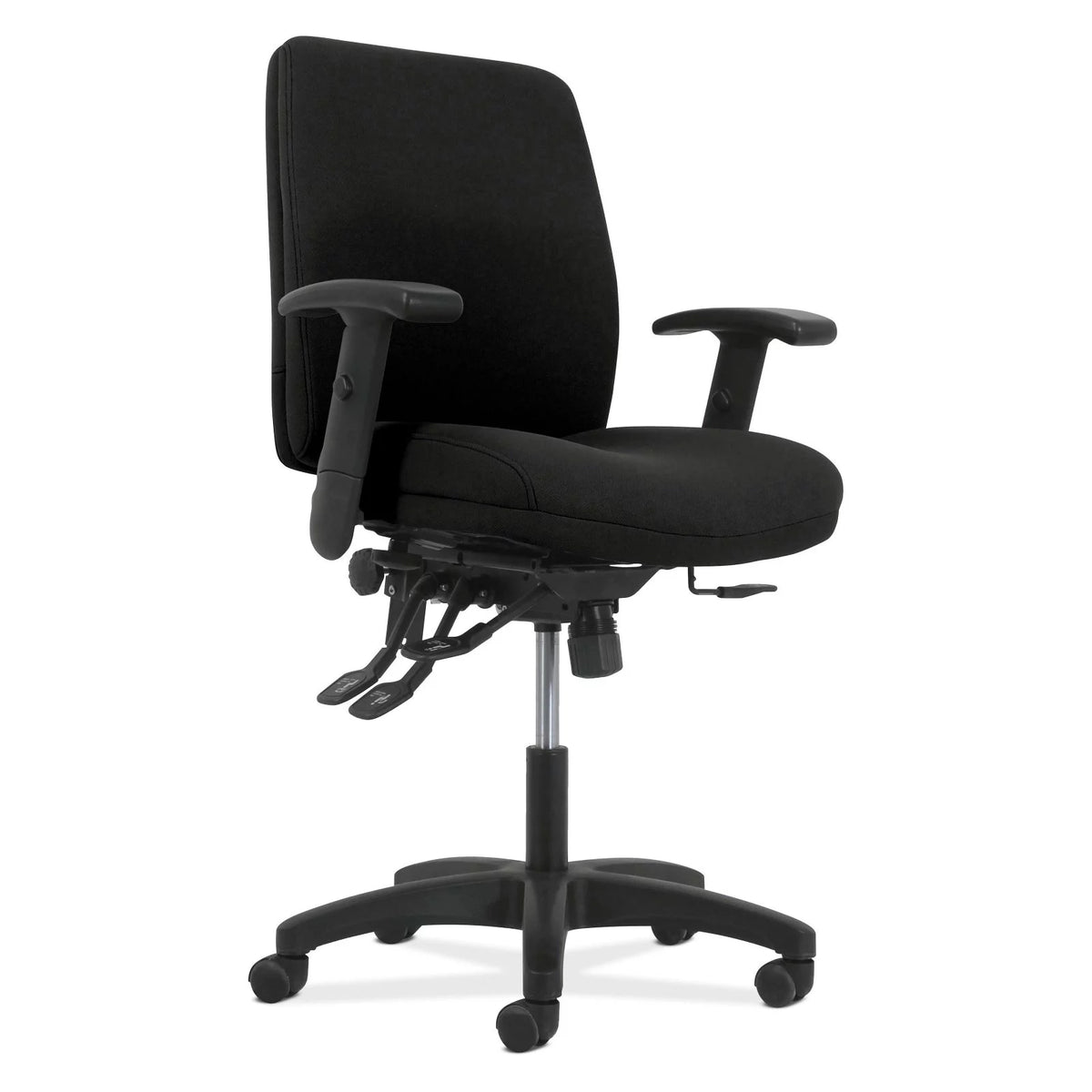 The HON Network Series Task Chair with Seat Control, Black