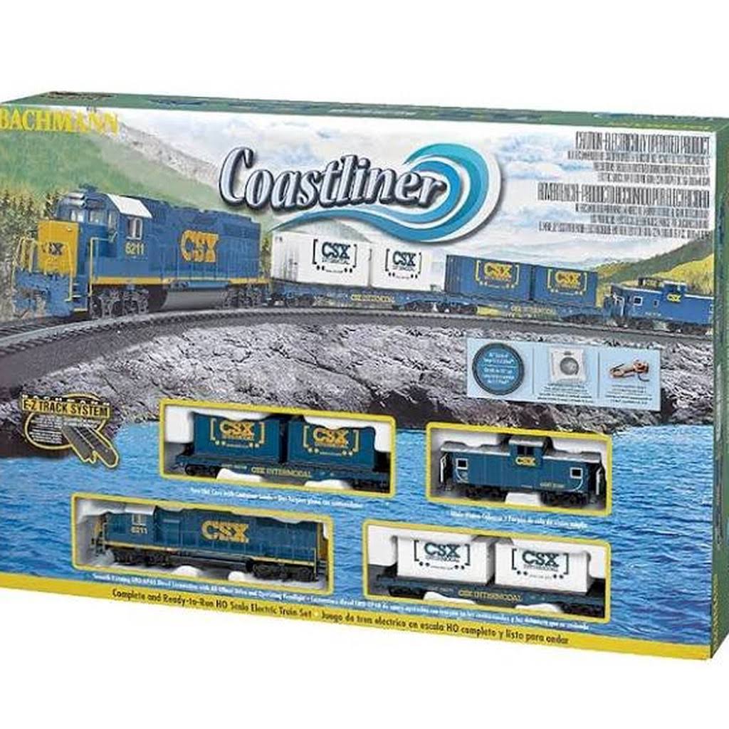 Bachmann Trains Coastliner HO Scale Electric Train Set, Ready to Run