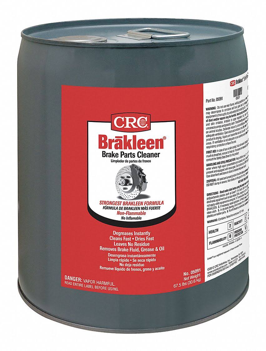 CRC Brakleen Brake Parts Cleaner, 5 Gal, 05091