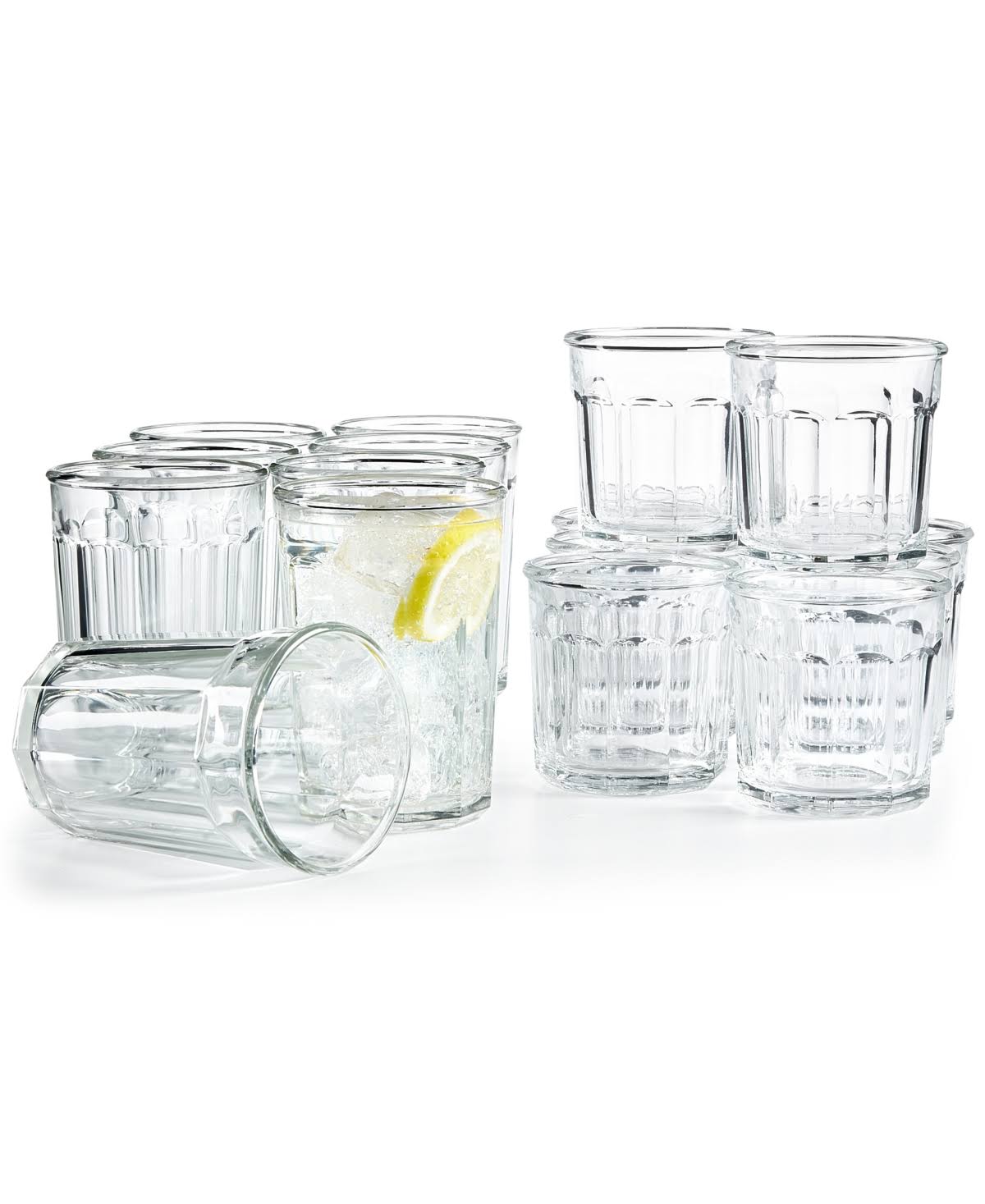 Luminarc Clear Working Glass Set, 16-Piece Collection