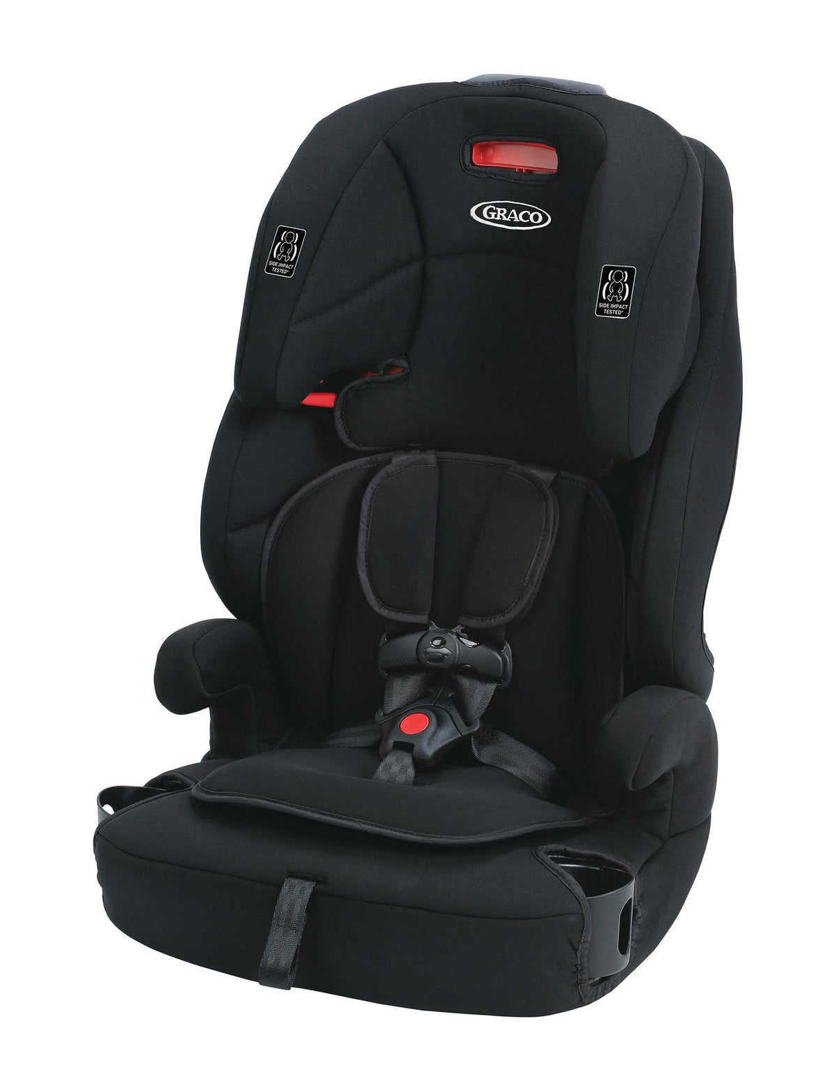 Graco Tranzitions 3-in-1 Harness Booster Car Seat, Black
