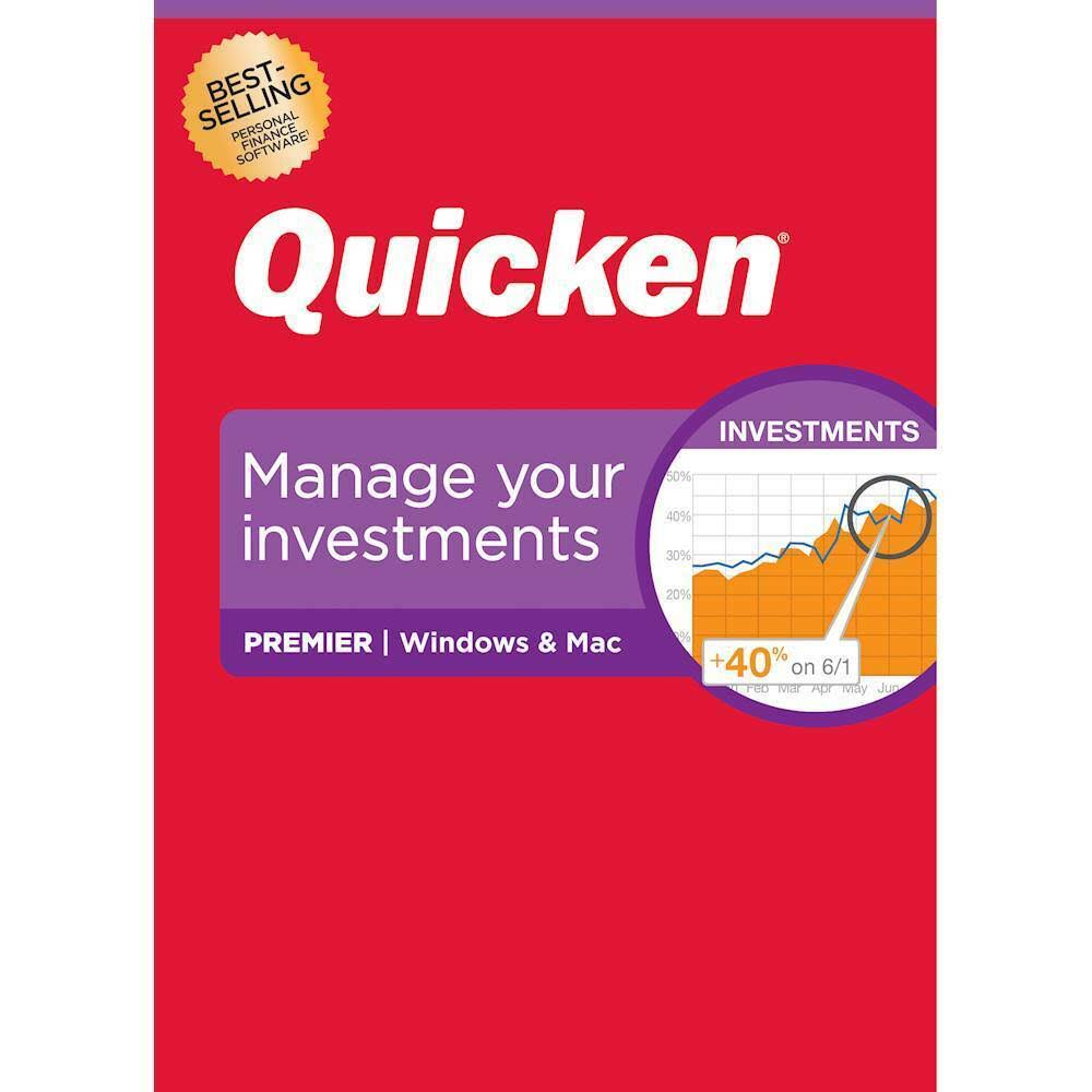 Quicken Premier Personal Finance Software for Mac and Windows, 1-Year Subscription