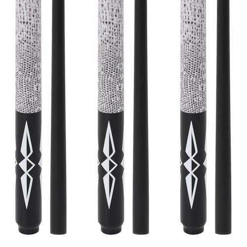 58-Inch Fiberglass and Graphite Composite Billiard Pool Cue Stick, Available in 18oz, 19oz, 20oz or 21oz Weights