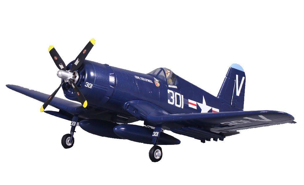 FMS F4U PNP V2 Blue RC Aircraft, 800mm, FMM022P