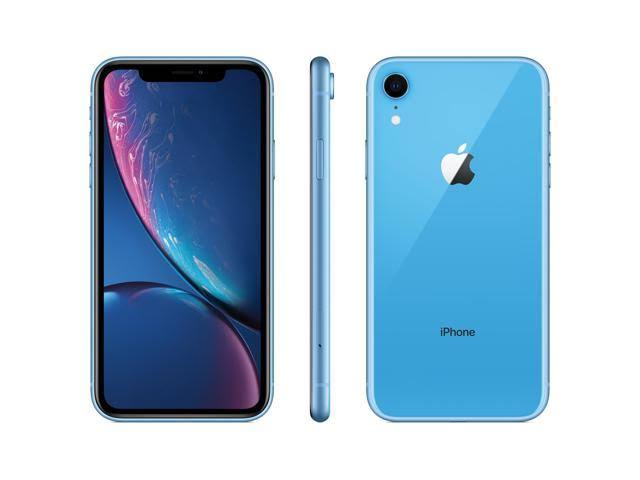 Refurbished A+ Apple iPhone XR with 64GB Storage, Blue, Unlocked