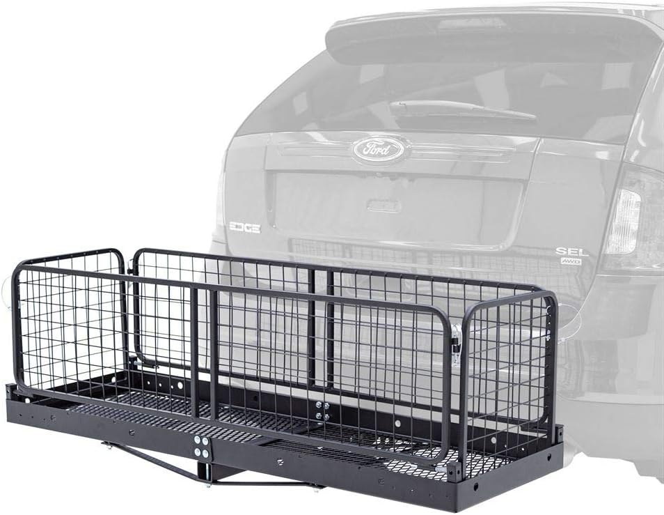 Steel Cargo Carrier by Apex, CC-1223 Model with Convenient Folding Sides