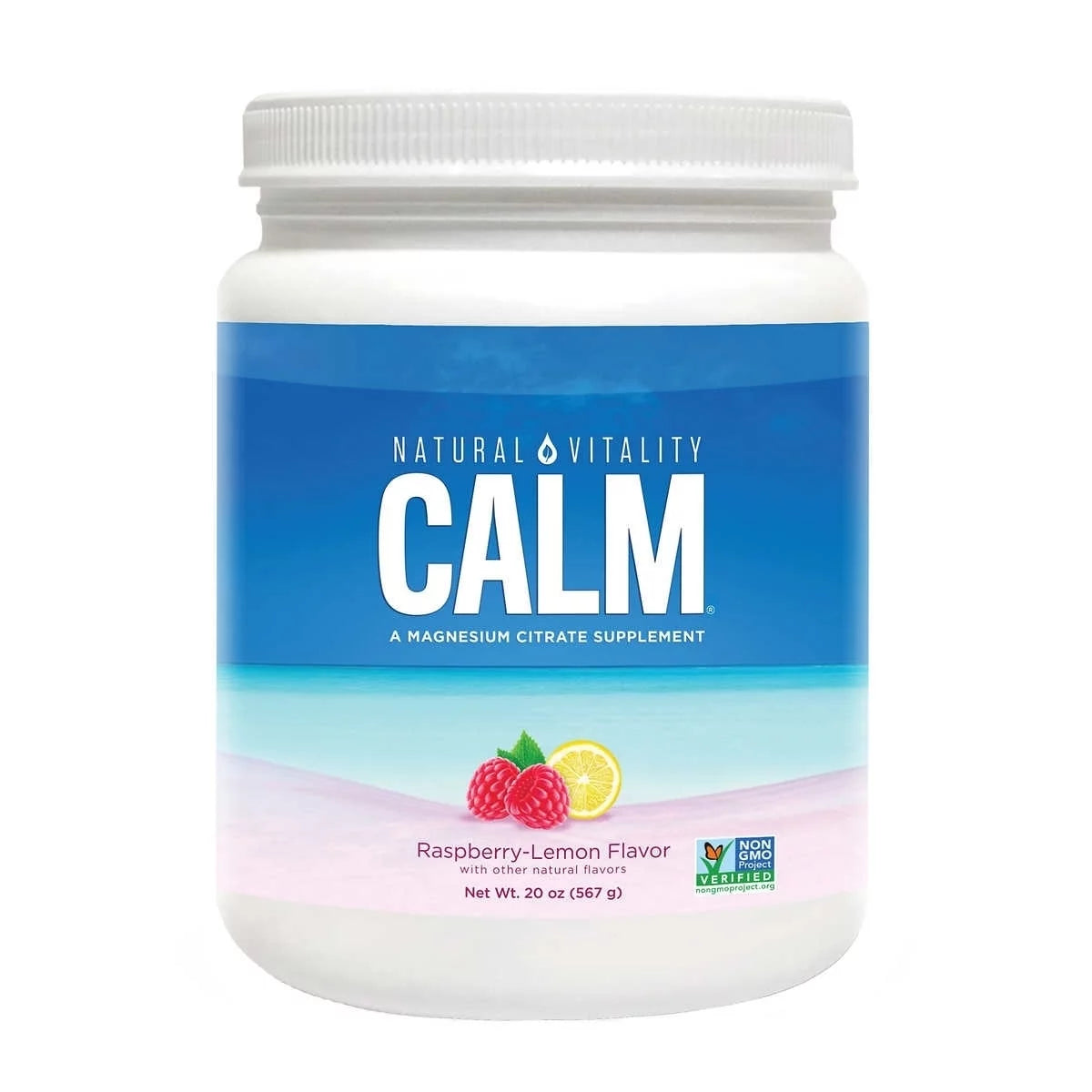 20-Ounce Magnesium Citrate Powder from Natural Vitality Calm