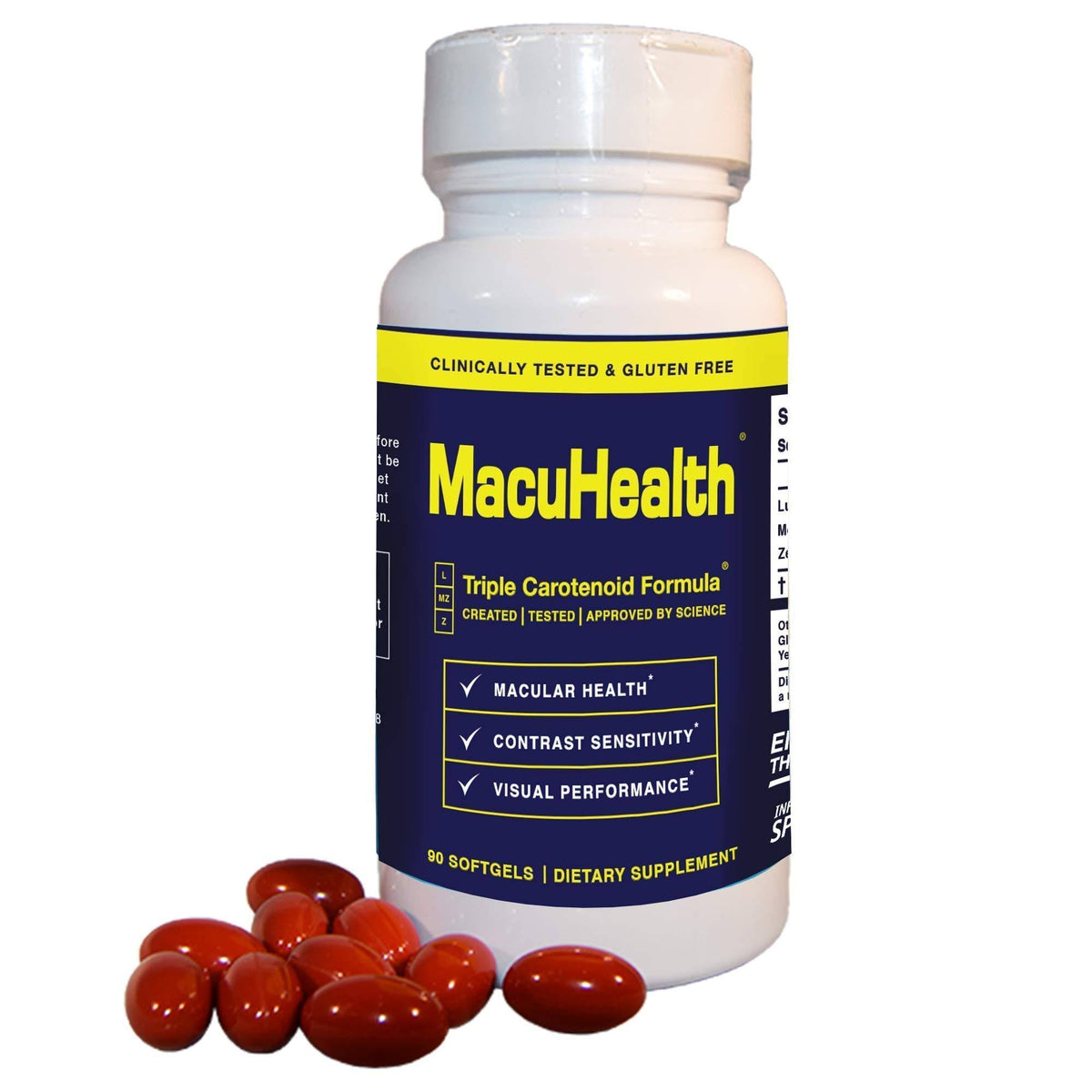 MacuHealth with LMZ3 Vitamins, 90 Soft Gel Capsules