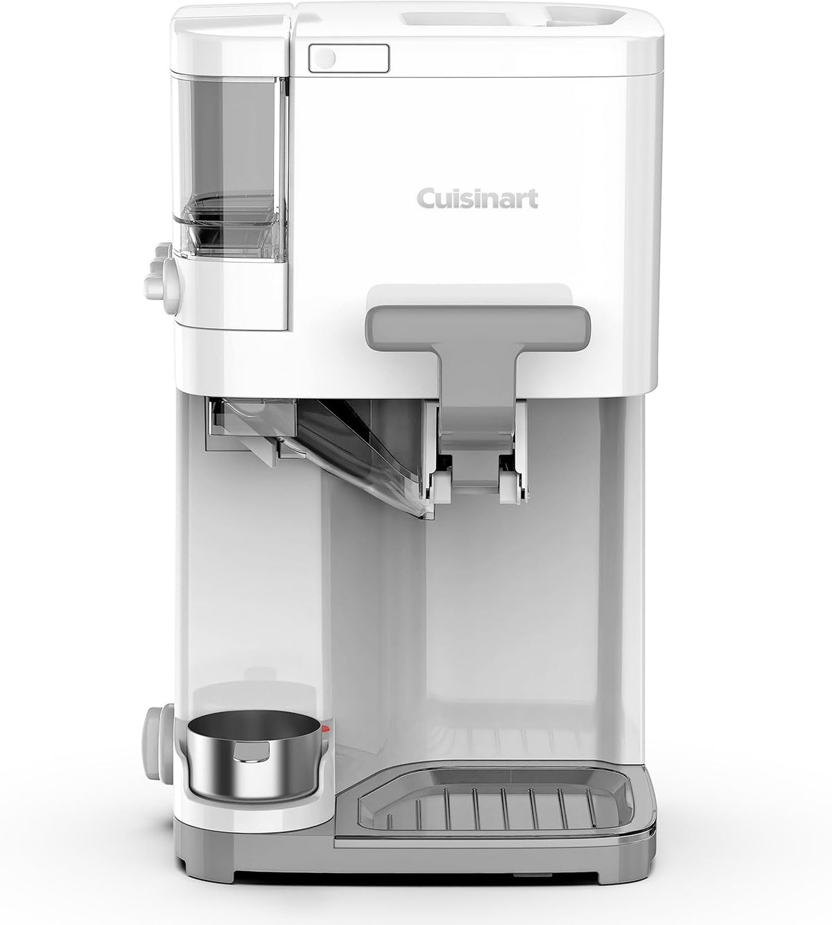 Cuisinart ICE-48 1.5-Quart Soft Serve Ice Cream Maker for Frozen Yogurt, Sorbet, Gelato, and Drinks, White