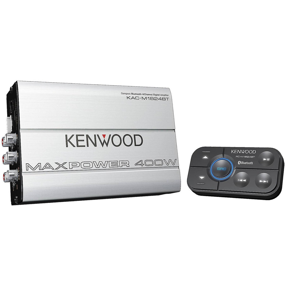 Kenwood Kac-m1824bt 4-Channel Amplifier with Built-In Bluetooth Connectivity