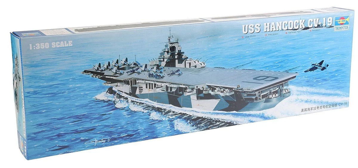 Trumpeter 1/350 Scale USS Hancock CV19 Aircraft Carrier Model Kit