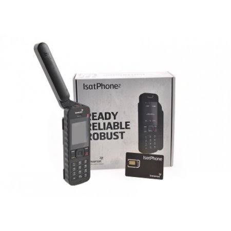 Inmarsat IsatPhone 2 Satellite Phone with Free SIM Card and 100 Airtime (76.8 Minutes*)