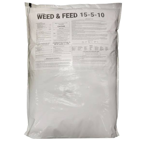 Solutions 15-5-10 Weed and Feed Fertilizer Formulated with Trimec