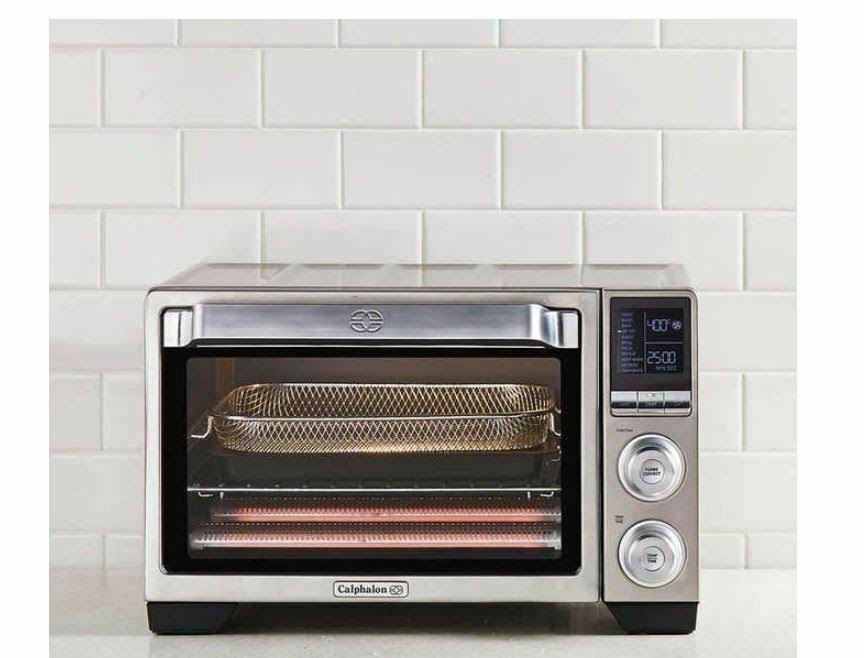 Calphalon Quartz Heat Countertop Toaster Oven, 0.88 Cu. ft., Featuring Air Fry