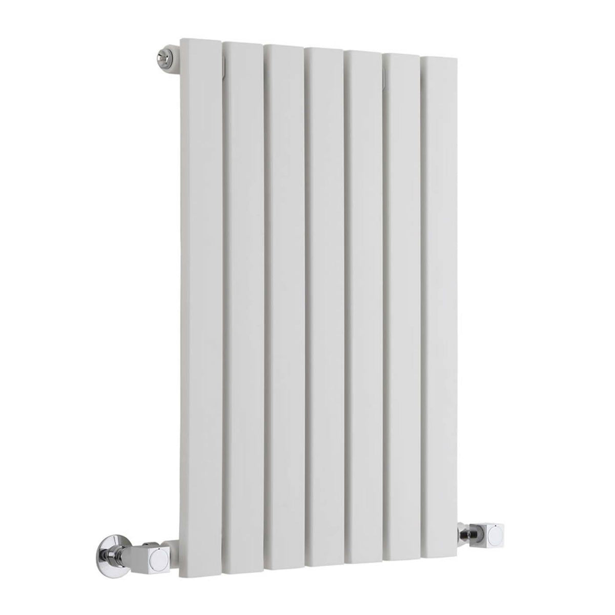 Sloane Designer Radiator with Horizontal Flat Panel, White, 25 x 16 1/2 in., Hudson Reed NAHB0247