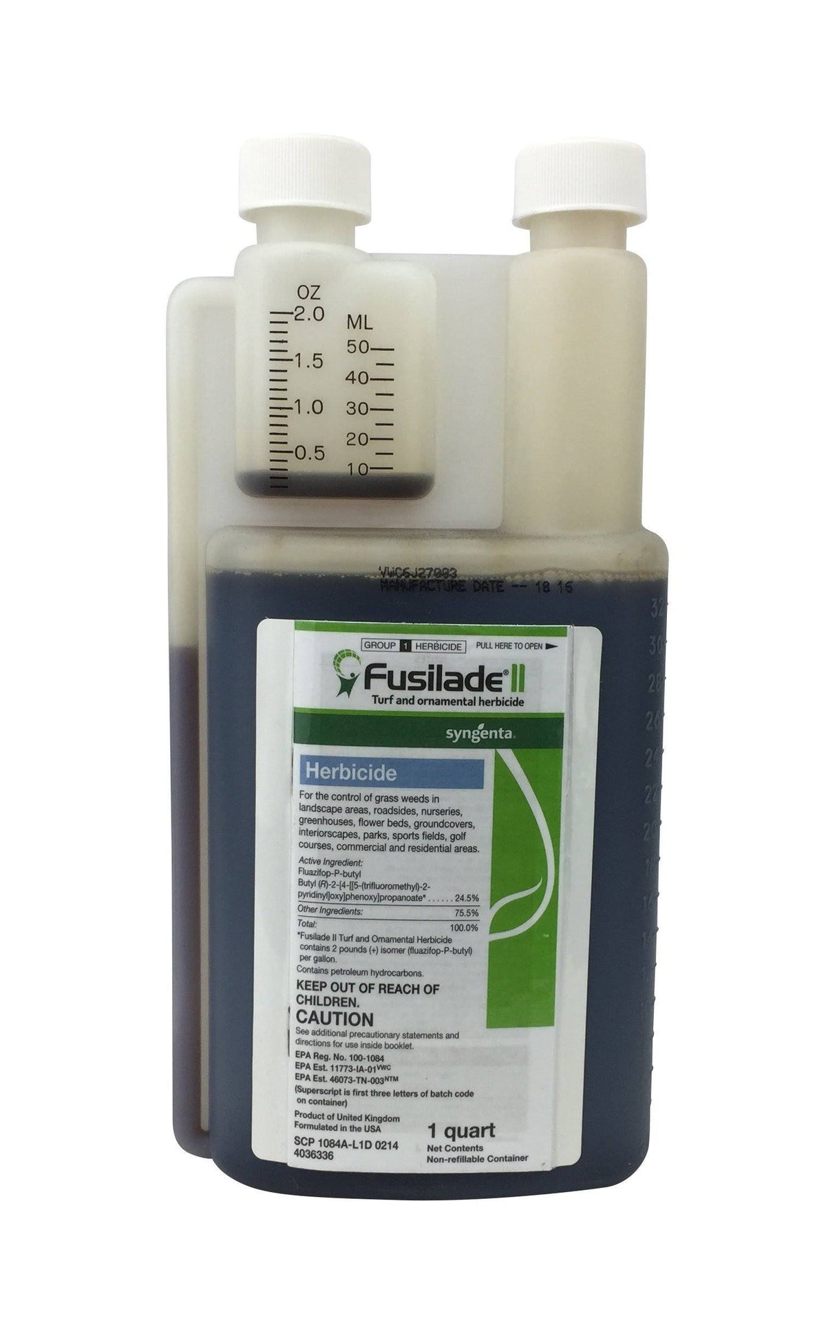 Fusilade II Herbicide, 1 Quart
