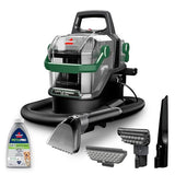 BISSELL Little Green Pet Pro Portable Deep Cleaner with Self-Cleaning Tough Stain Tool, Pet Hair Removal Tool, Crevice Tool, and Car Detailer, 3909