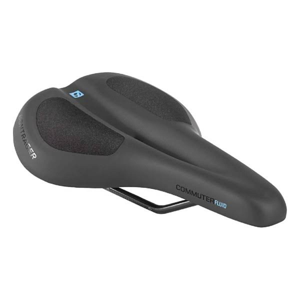 Bontrager Commuter Fluid Bike Saddle, 165mm, Black