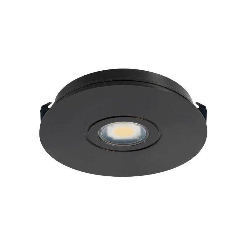 Juno USTLR1-3K-BL Black LED Solo-Task Recessed Mount Light, 3000K