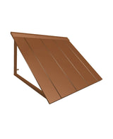 Awntech Houstonian 7-Foot Copper Metal Standing Seam Awning, H23-US-7COP, 92 x 24 x 36 Inches