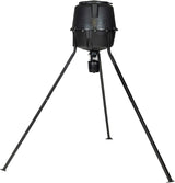 Moultrie 30 Gallon Spin Cast Deer Feeder with Tripod, 200 Pound Capacity, Molded Plastic Housing, and Tools-Free Assembly