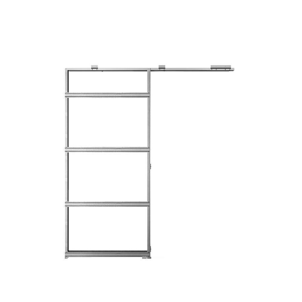 Rocket Door Frames USA I Rocket Pocket Steel Single Pocket Door Frame System, 30 in. x 80 in., Silver