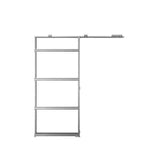 Rocket Door Frames USA I Rocket Pocket Steel Single Pocket Door Frame System, 30 in. x 80 in., Silver
