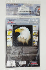 Harder & Steenbeck Airbrushing Stencil Set Featuring Eagle Wildlife Designs
