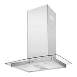 Blue Ocean 30-Inch Stainless Steel Range Hood, Wall-Mount Design for Kitchen Ventilation, RHKQ2
