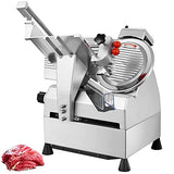 VEVOR Commercial Meat Slicer, Semi-Automatic Food Slicing Machine
