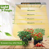 Mars Hydro TS 600W LED Grow Light for 2×2 ft Areas, Sunlike Full-Spectrum Lamp