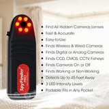 SPYFINDER PRO Portable Hidden Camera and Device Detector for Covert Video Tracking and Anti-Spy Scanning