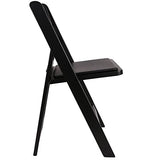BTEXPERT 4-Piece Resin Folding Chair Set with Vinyl-Padded Seats, Lightweight Indoor and Outdoor Seating for Home, Events, Parties, Picnics, Kitchens, Churches, Schools and Weddings