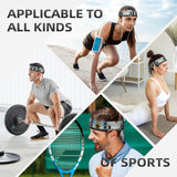 Cotton Sports Head Tie with Moisture-Wicking Straps for Men and Women, Designed for Running, Gym and Workouts