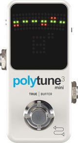 TC Electronic POLYTUNE 3 MINI Polyphonic Tuner with Multiple Tuning Modes and Built-In BONAFIDE BUFFER