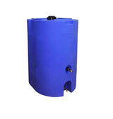 WaterPrepared 160-Gallon Emergency Water Storage Tank with BPA-Free Food-Grade Plastic, Portable Blue Design, 29 x 36 x 45