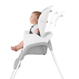 Ingenuity SmartClean Trio Elite Convertible Seating System, 3-in-1 High Chair, Toddler Chair and Booster Seat, Slate