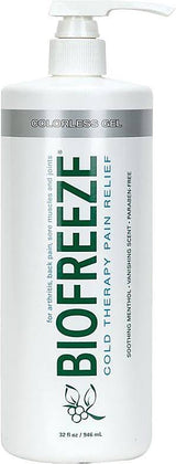 Biofreeze Professional Pain Relief Gel with Pump, 32 oz, Colorless